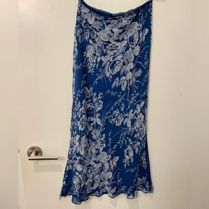 Vintage Silk Skirt, Size M